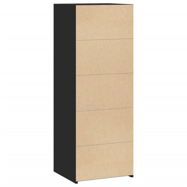 Highboard Schwarz 45x41x124 cm
