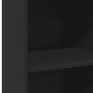 Highboard Schwarz 45x41x124 cm