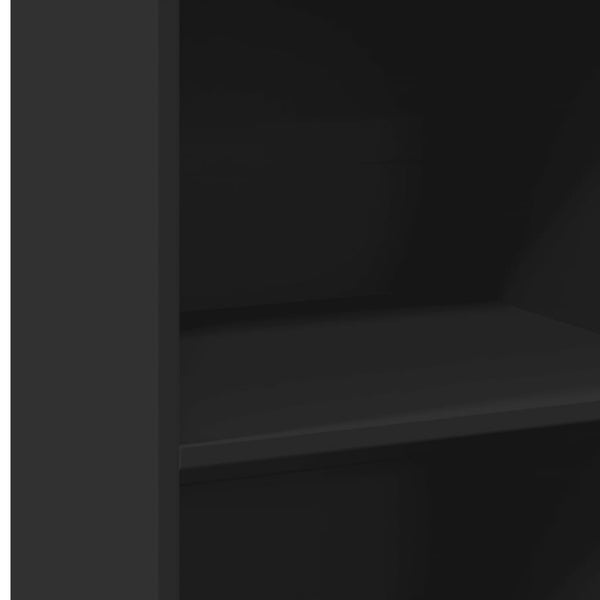 Highboard Schwarz 45x41x124 cm
