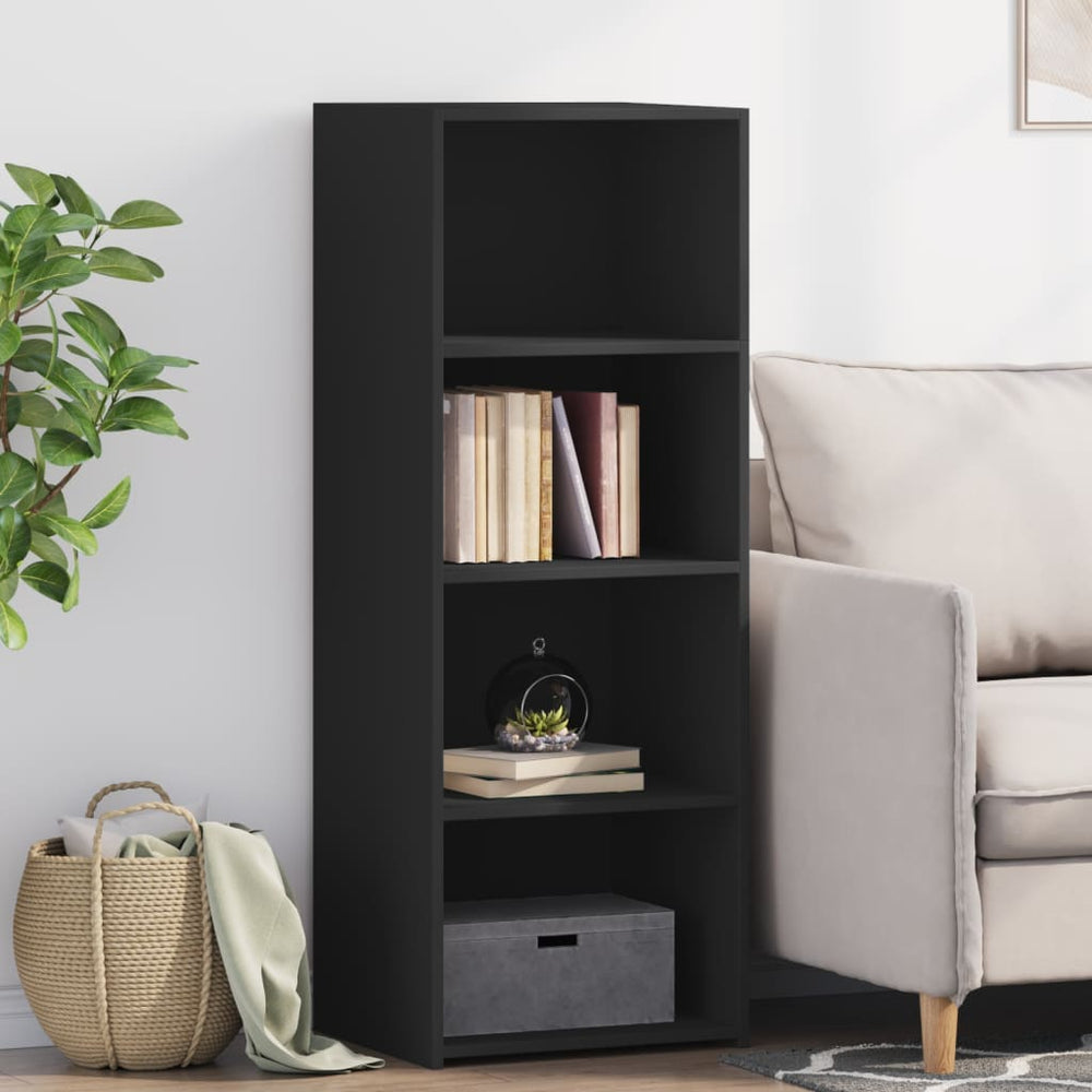 Highboard Schwarz 45x41x124 cm
