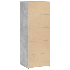 Highboard Betongrau 45x41x124 cm
