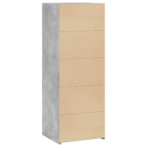 Highboard Betongrau 45x41x124 cm