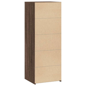 Highboard Braun Eichen-Optik 45x41x124 cm