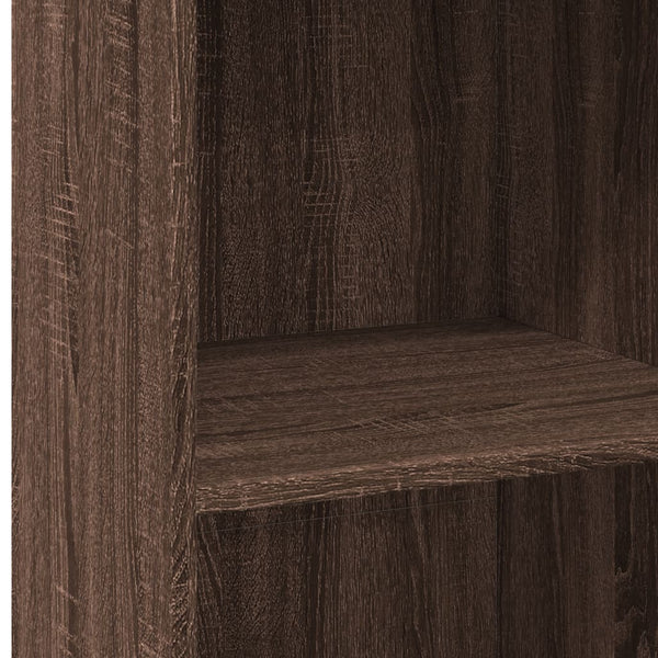 Highboard Braun Eichen-Optik 45x41x124 cm