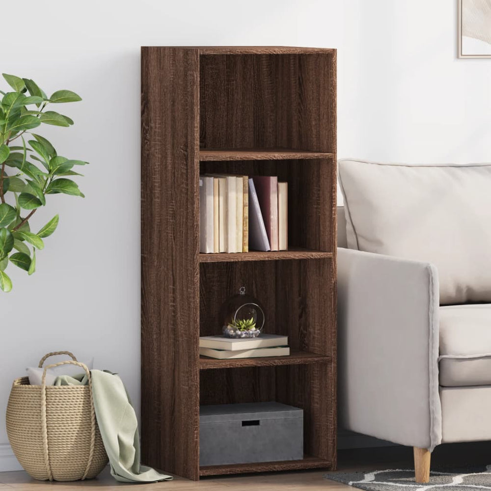 Highboard Braun Eichen-Optik 45x41x124 cm