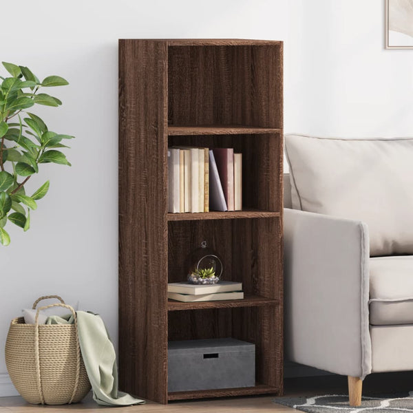 Highboard Braun Eichen-Optik 45x41x124 cm