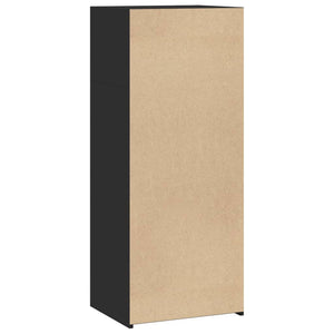 Highboard Schwarz 50x41x124 cm