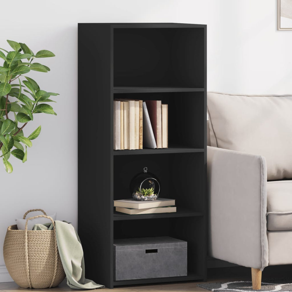 Highboard Schwarz 50x41x124 cm
