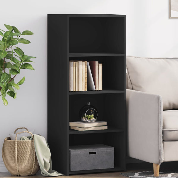 Highboard Schwarz 50x41x124 cm