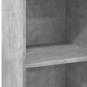 Highboard Betongrau 50x41x124 cm