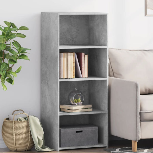 Highboard Betongrau 50x41x124 cm