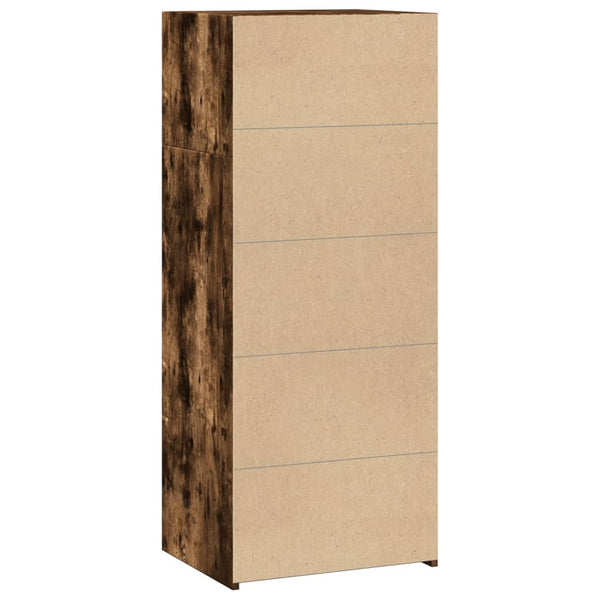 Highboard Räuchereiche 50x41x124 cm