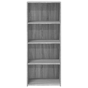 Graues Highboard Sonoma, 50x41x124 cm