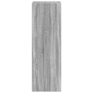 Graues Highboard Sonoma, 50x41x124 cm