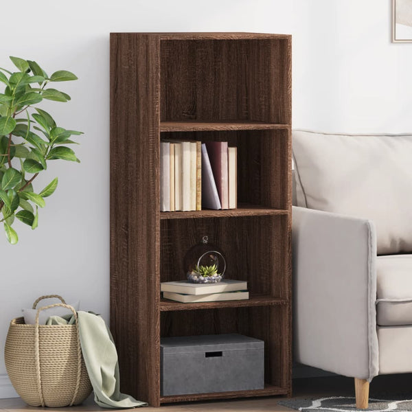 Highboard Braun Eichenoptik 50x41x124 cm