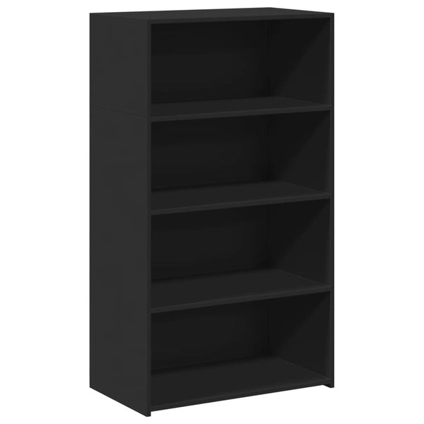 Schwarzes Highboard 70x41x124 cm