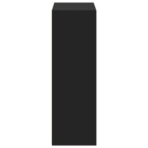 Schwarzes Highboard 70x41x124 cm