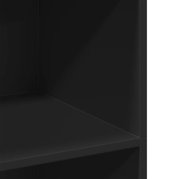 Schwarzes Highboard 70x41x124 cm