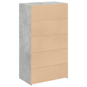 Highboard Betongrau 70x124cm