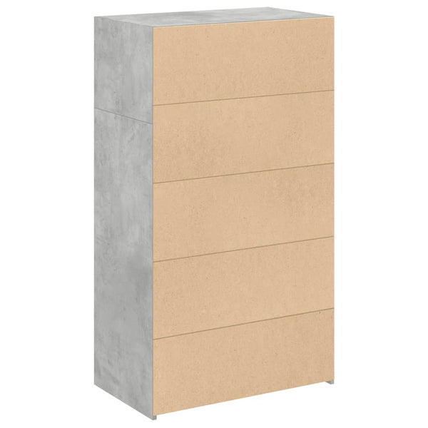 Highboard Betongrau 70x124cm