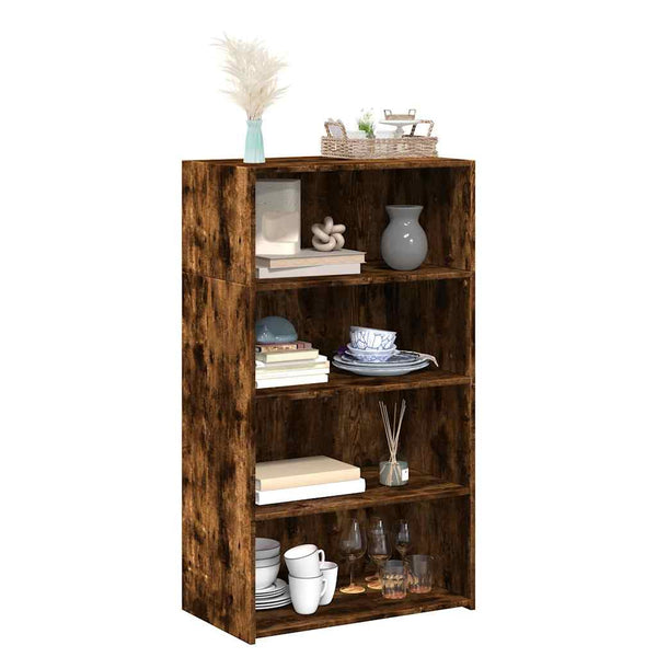 Highboard Räuchereiche 70x41x124 cm