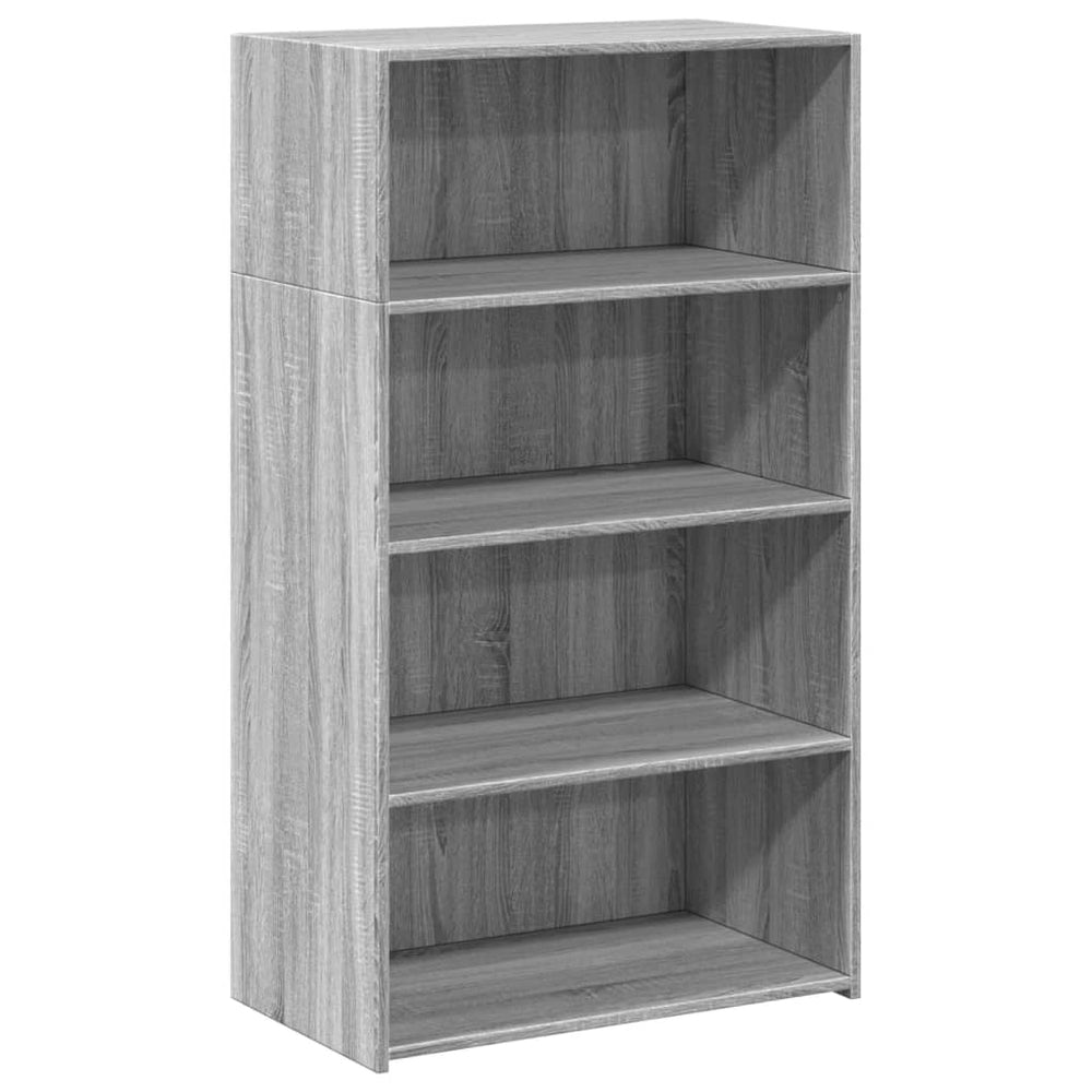 Highboard Grau Sonoma 70x41x124 cm