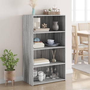 Highboard Grau Sonoma 70x41x124 cm