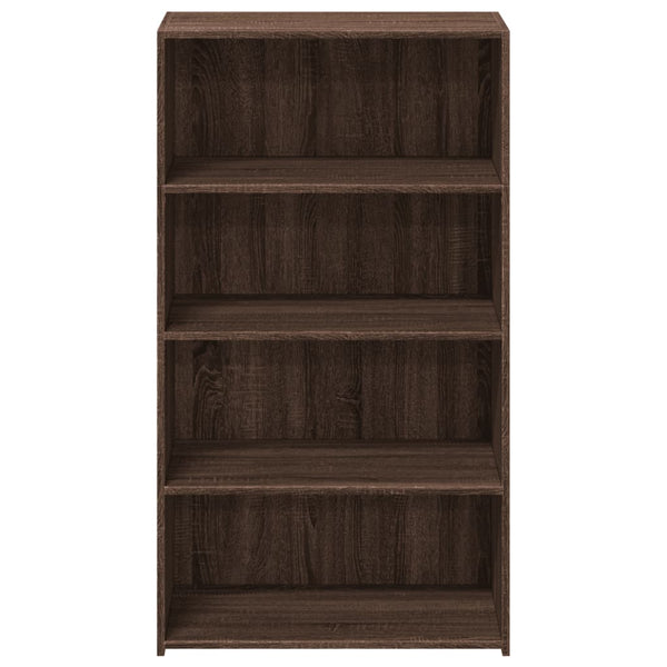 Highboard Braun Eichenoptik 70x41x124 cm