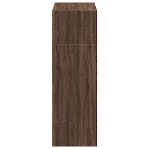 Highboard Braun Eichenoptik 70x41x124 cm