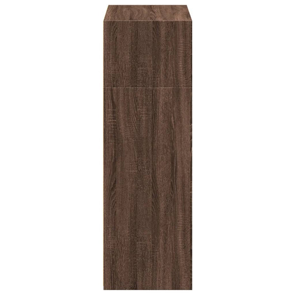 Highboard Braun Eichenoptik 70x41x124 cm