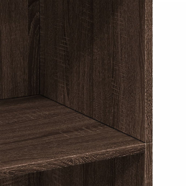 Highboard Braun Eichenoptik 70x41x124 cm
