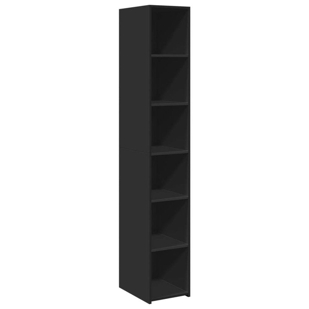 Highboard Schwarz 30x41x185 cm