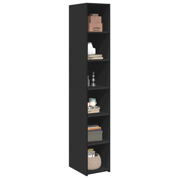 Highboard Schwarz 30x41x185 cm