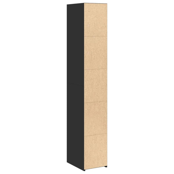 Highboard Schwarz 30x41x185 cm