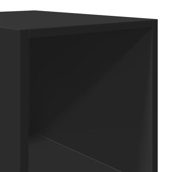 Highboard Schwarz 30x41x185 cm
