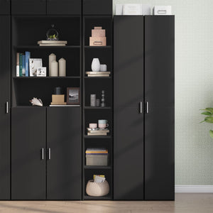 Highboard Schwarz 30x41x185 cm
