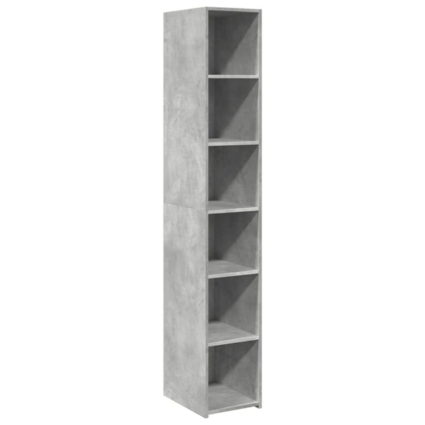 Highboard Betongrau 30x41x185 cm