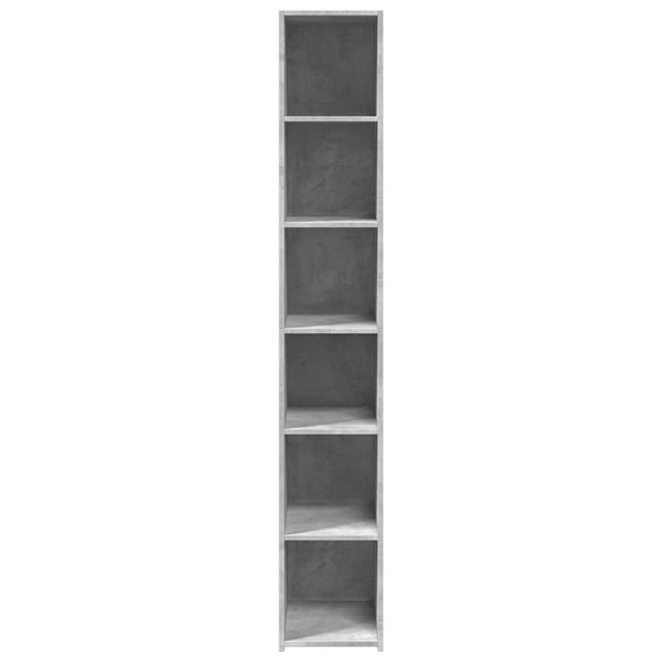 Highboard Betongrau 30x41x185 cm