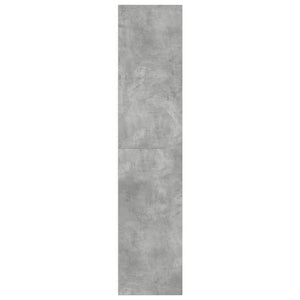 Highboard Betongrau 30x41x185 cm