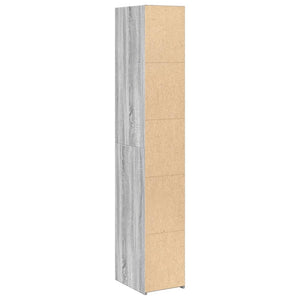 Highboard Grau Sonoma-Eiche 185 cm
