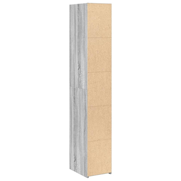 Highboard Grau Sonoma-Eiche 185 cm