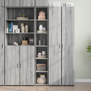Highboard Grau Sonoma-Eiche 185 cm