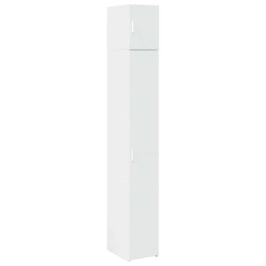 Schmaler Hochschrank Weiß 30x42,5x225 cm