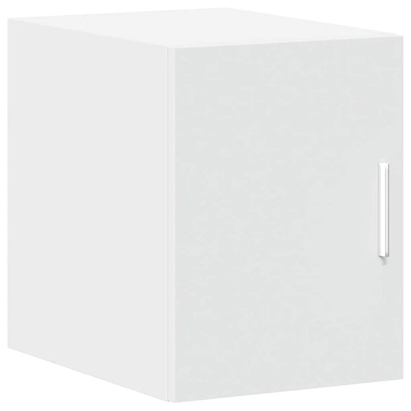 Schmaler Hochschrank Weiß 30x42,5x225 cm