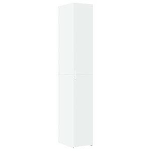Schmaler Hochschrank Weiß 30x42,5x225 cm