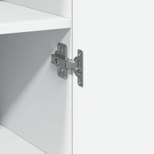Schmaler Hochschrank Weiß 30x42,5x225 cm
