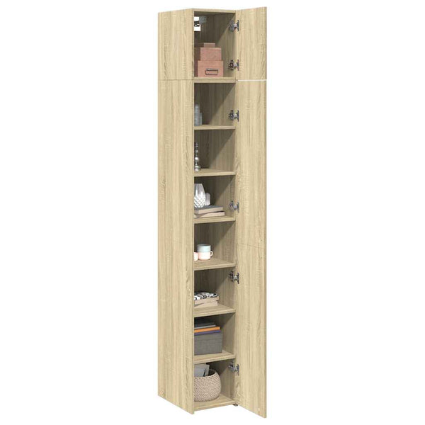 Schmaler Hochschrank Sonoma-Eiche 30x42,5x225 cm