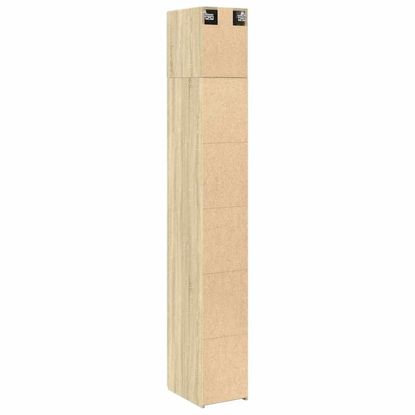 Schmaler Hochschrank Sonoma-Eiche 30x42,5x225 cm