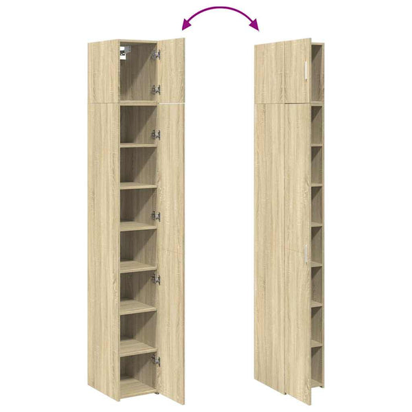 Schmaler Hochschrank Sonoma-Eiche 30x42,5x225 cm