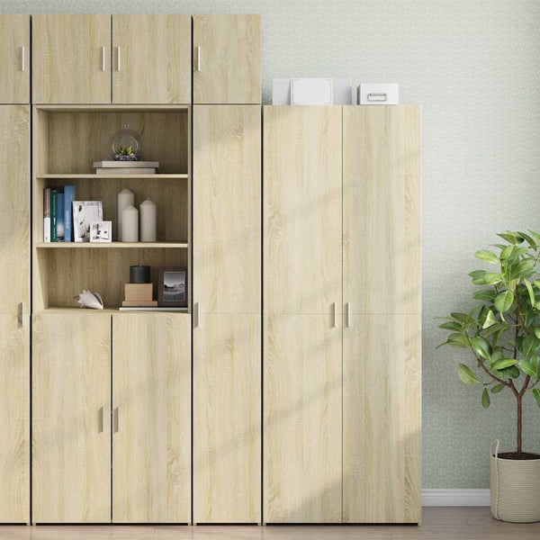 Schmaler Hochschrank Sonoma-Eiche 30x42,5x225 cm